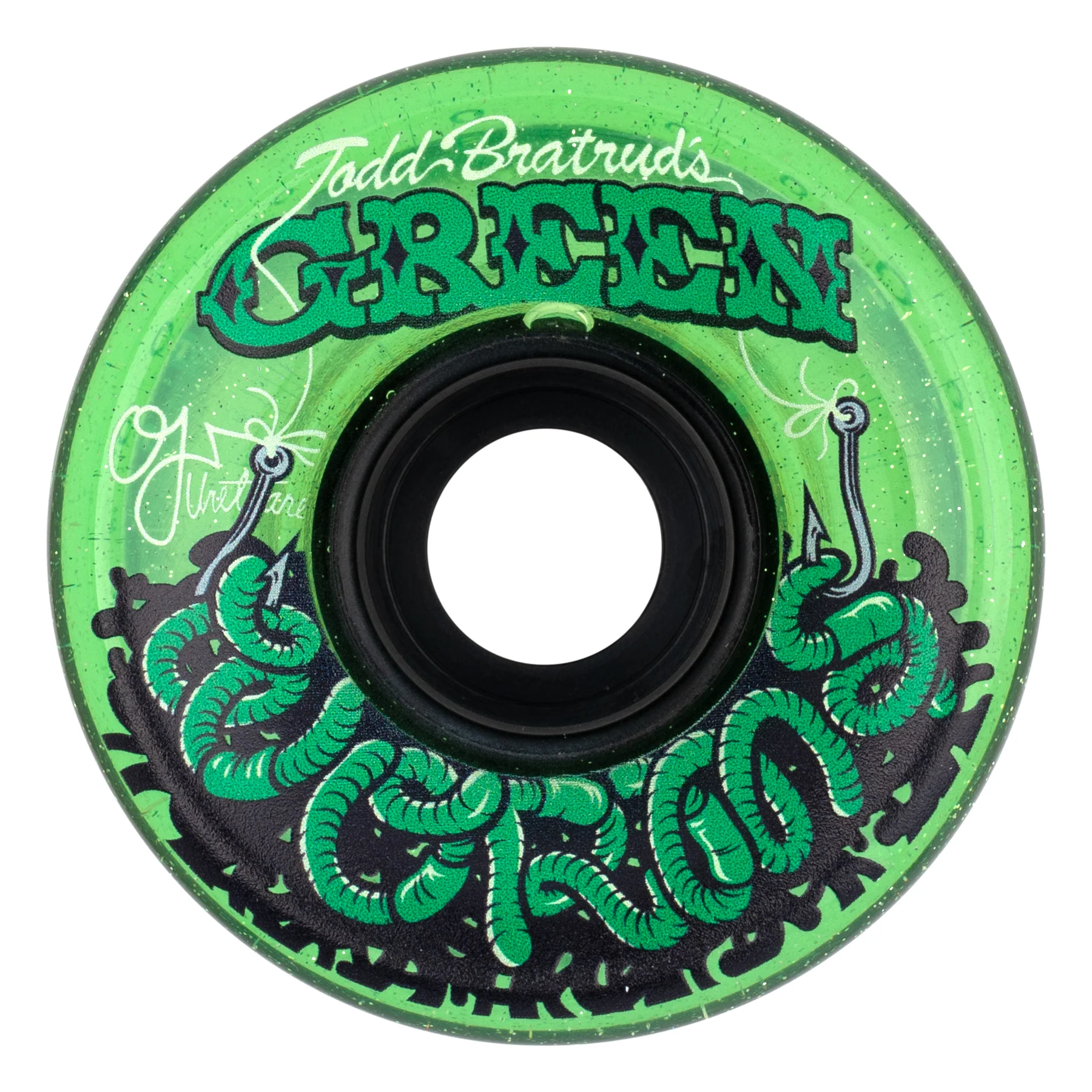 60mm Green Worms Super Juice 78a OJ Skateboard Wheels