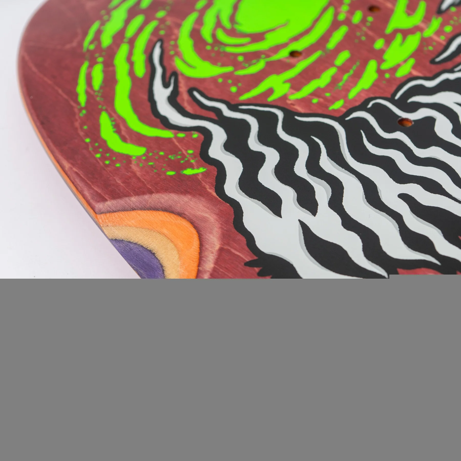 10.35in Winkowski Bigfoot Santa Cruz Shaped Skateboard Deck