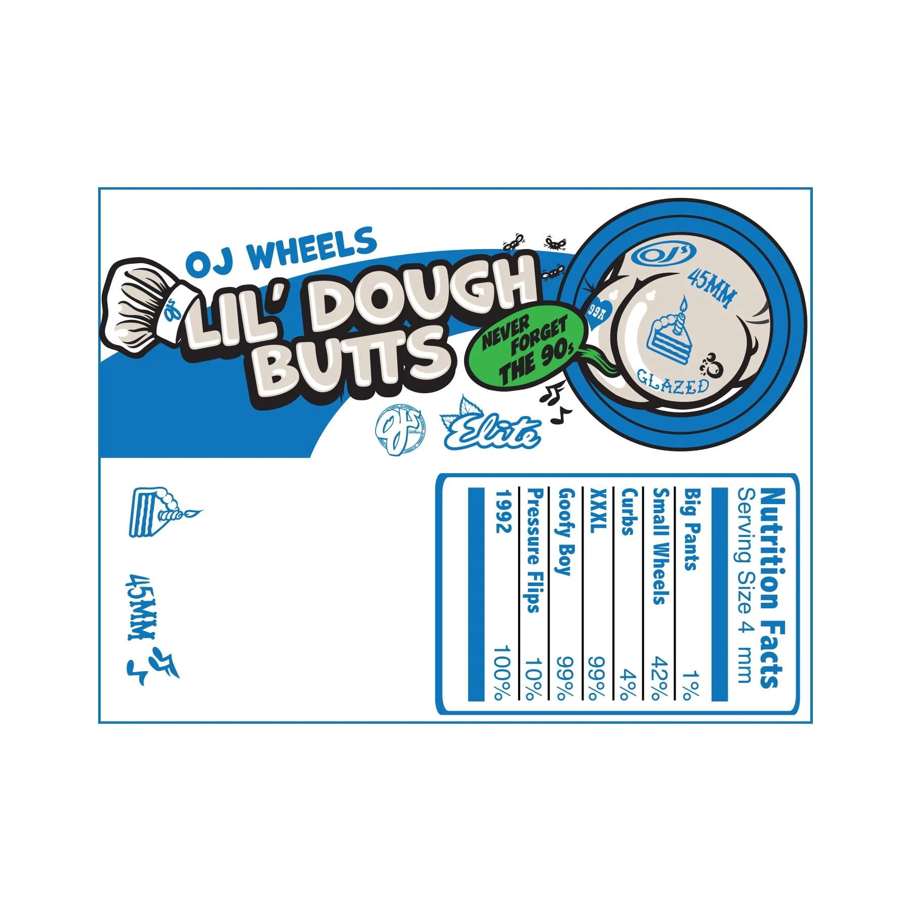 3160-45mm-lil-dough-butts-mini-chubbies-99a-oj-skateboard-wheels-6.webp 45mm Lil Dough Butts Mini Chubbies 99a OJ Skateboard Wheels