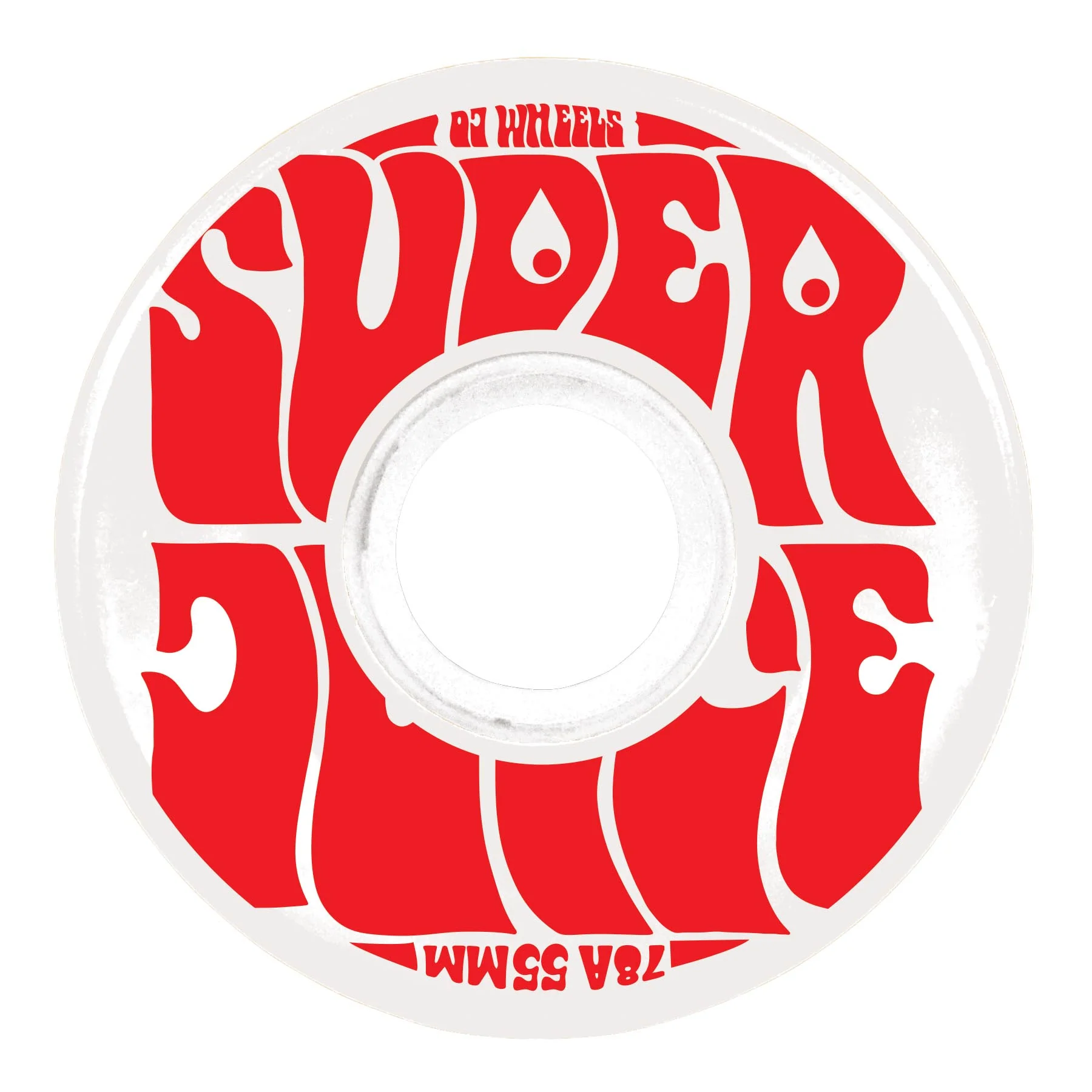 55mm Mini Super Juice White 78a OJ Skateboard Wheels