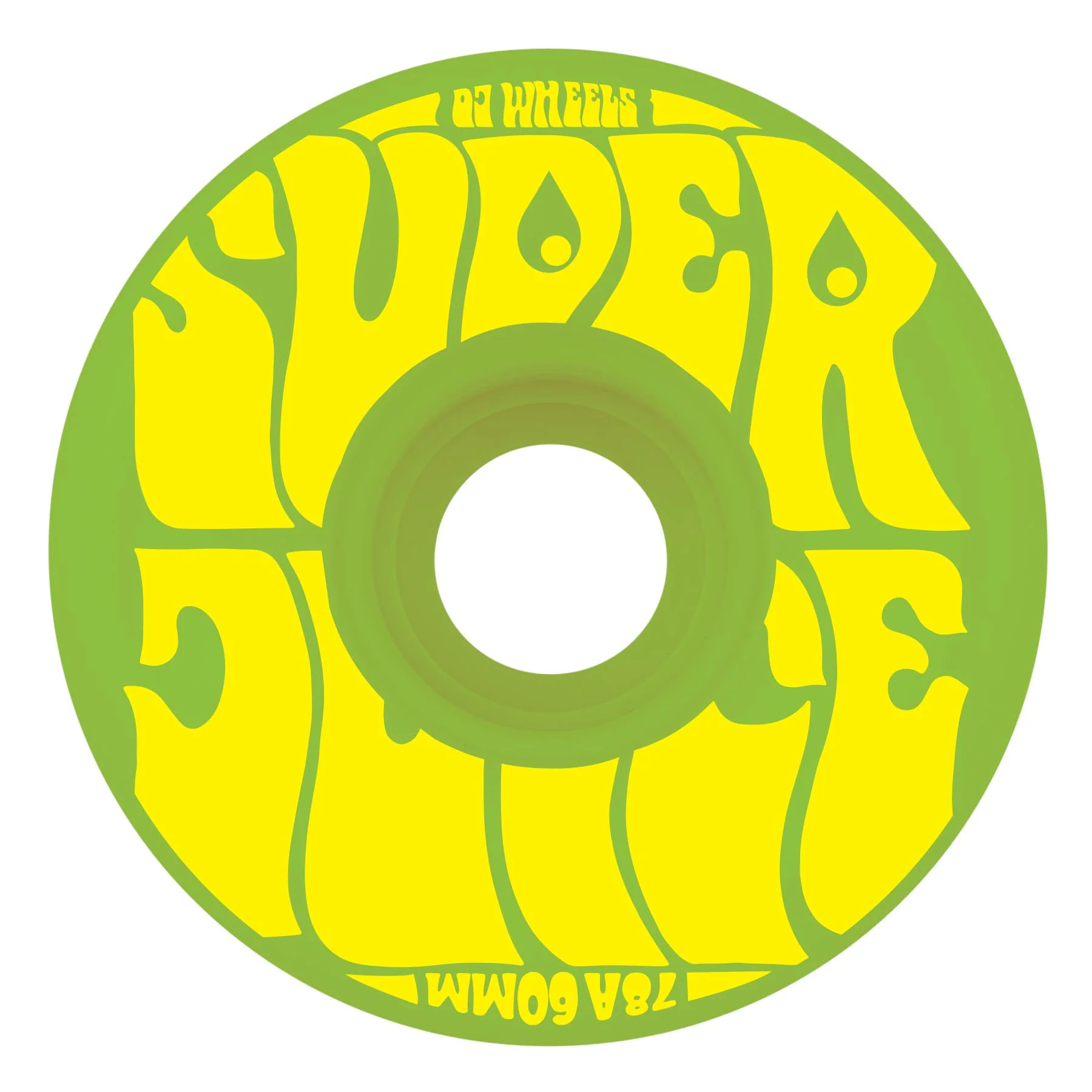 60mm Super Juice Green 78a OJ Skateboard Wheels