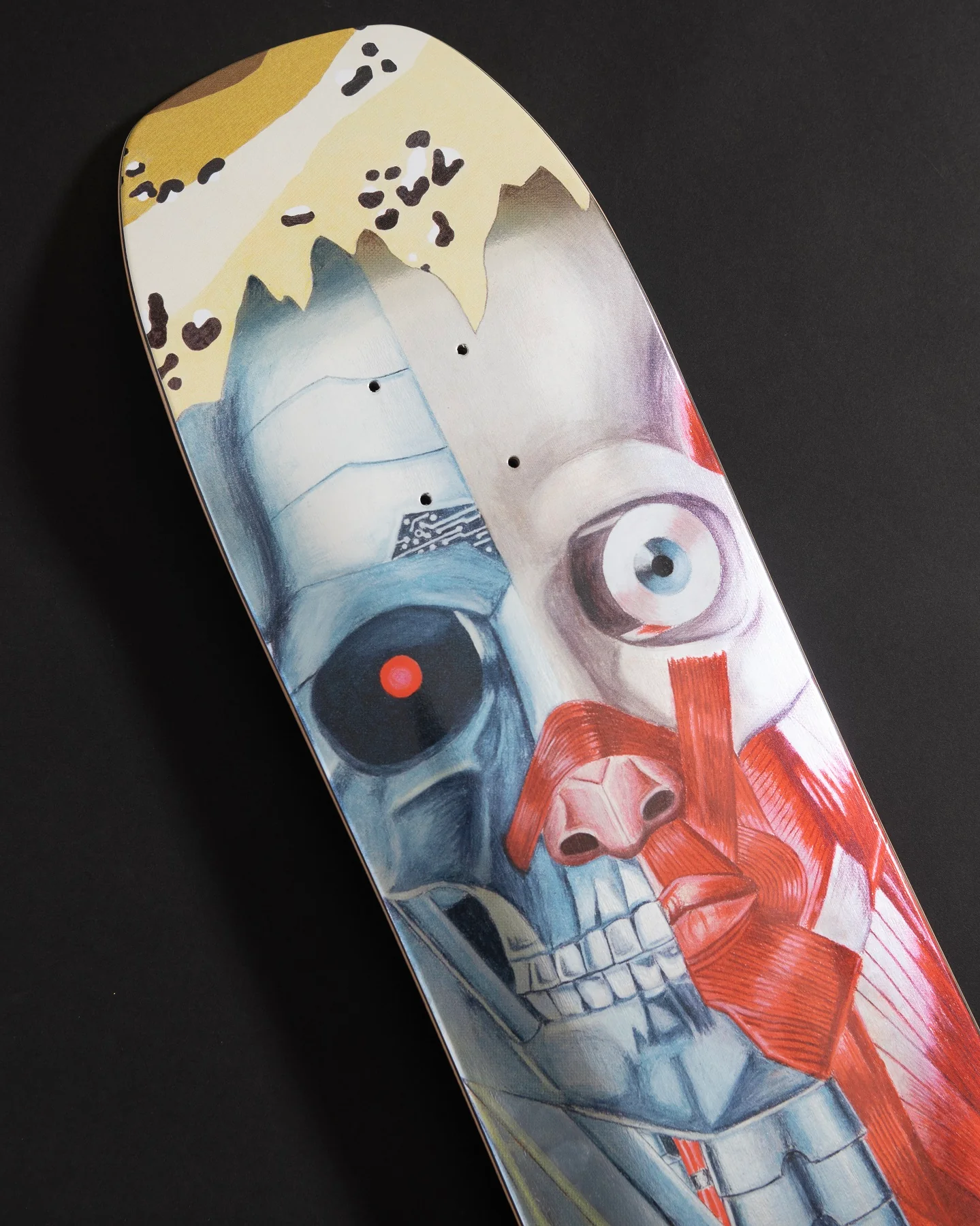 8.50in Cyborg Creature Skateboard Deck