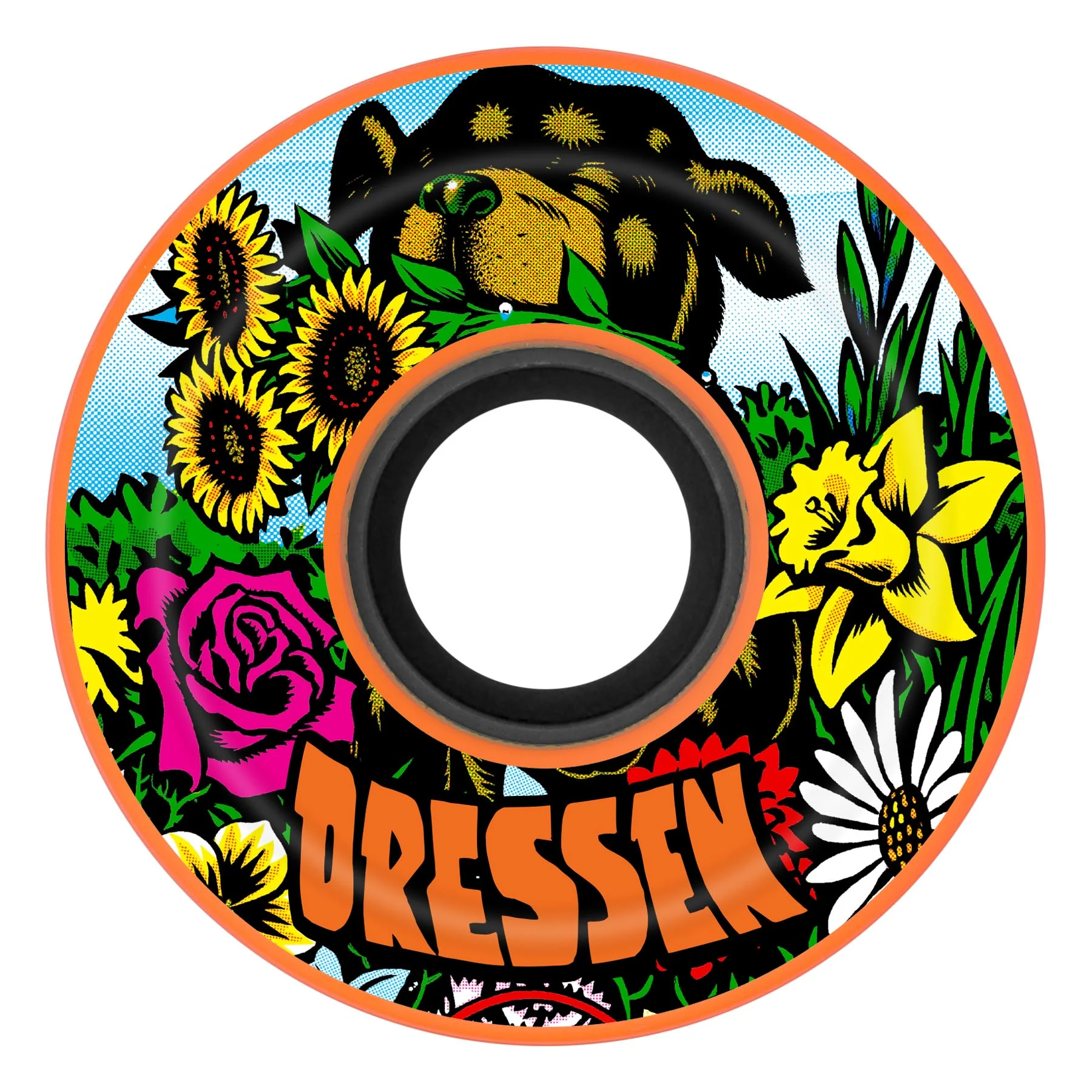 60mm Eric Dressen Pup Orange 78a Slime Balls Skateboard Wheels
