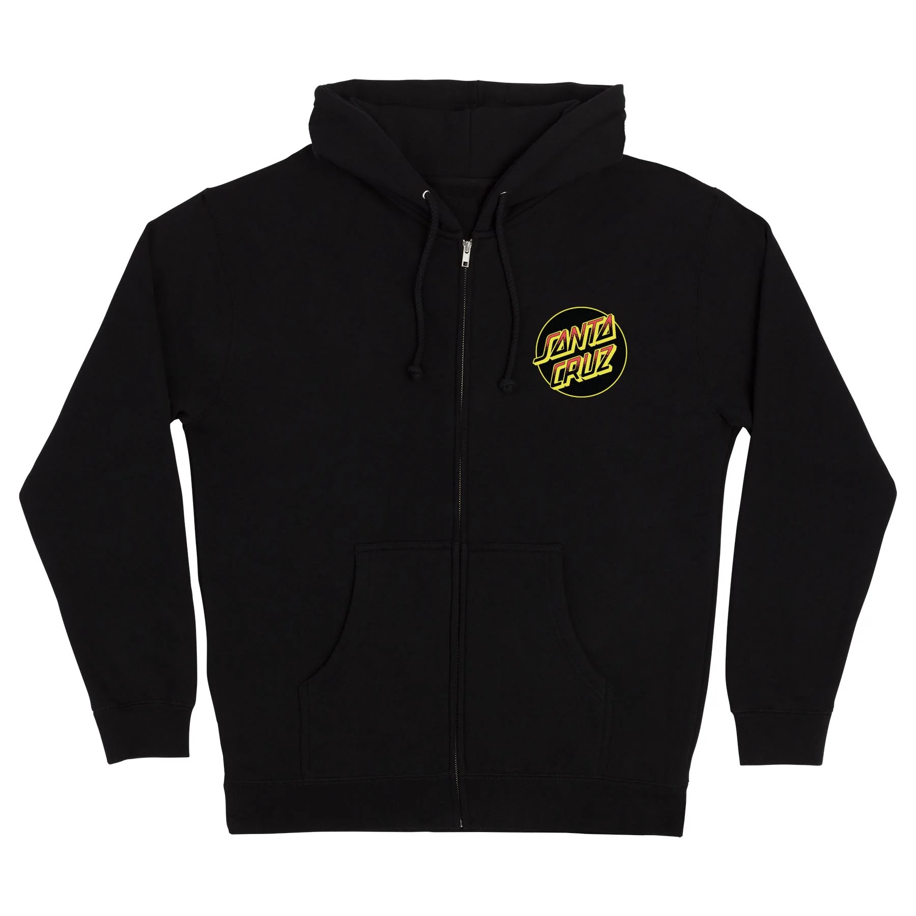 Kendall Wolf Dot Mens Santa Cruz Zip Hoodie