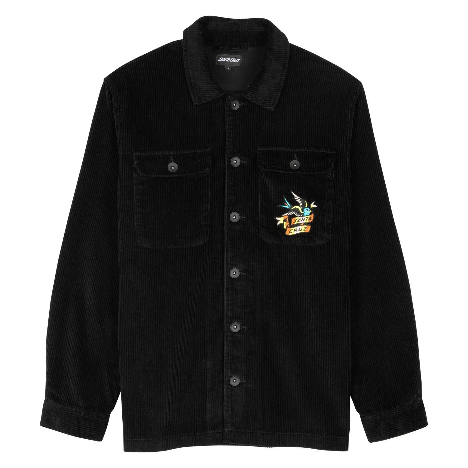 Sommer Sparrow Mens Santa Cruz Longsleeve Corduroy Shirt