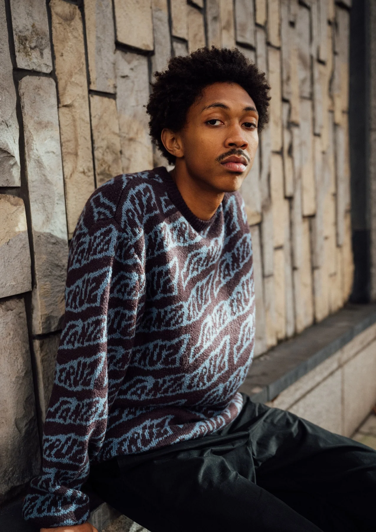 Creep Repeat Mens Santa Cruz Crew Sweater