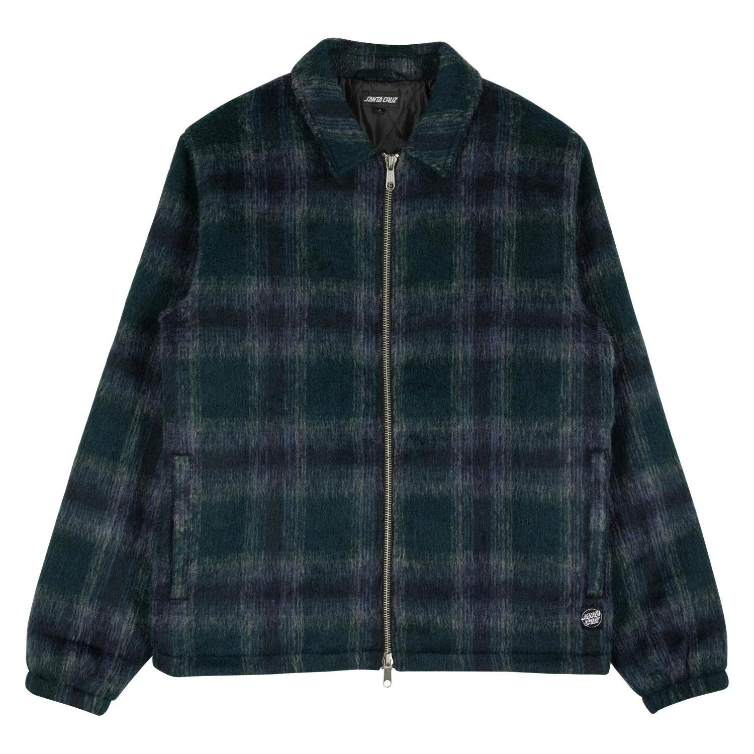 3290-hideout-zip-brushed-plaid-santa-cruz-mens-jacket-2.webp Hideout Zip Brushed Plaid Santa Cruz Mens Jacket