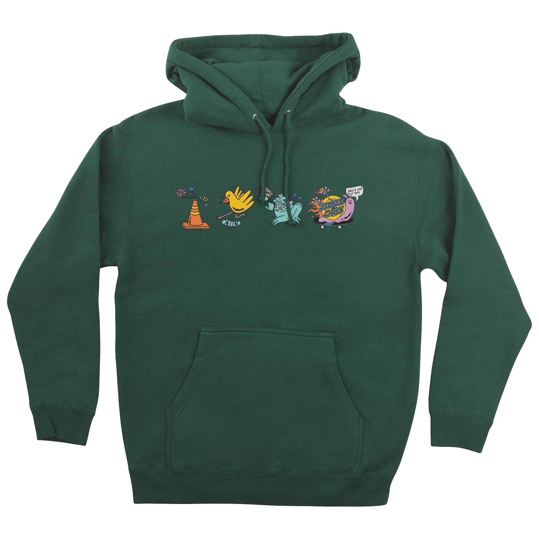 Skate Like a Girl Unisex Santa Cruz Hoodie