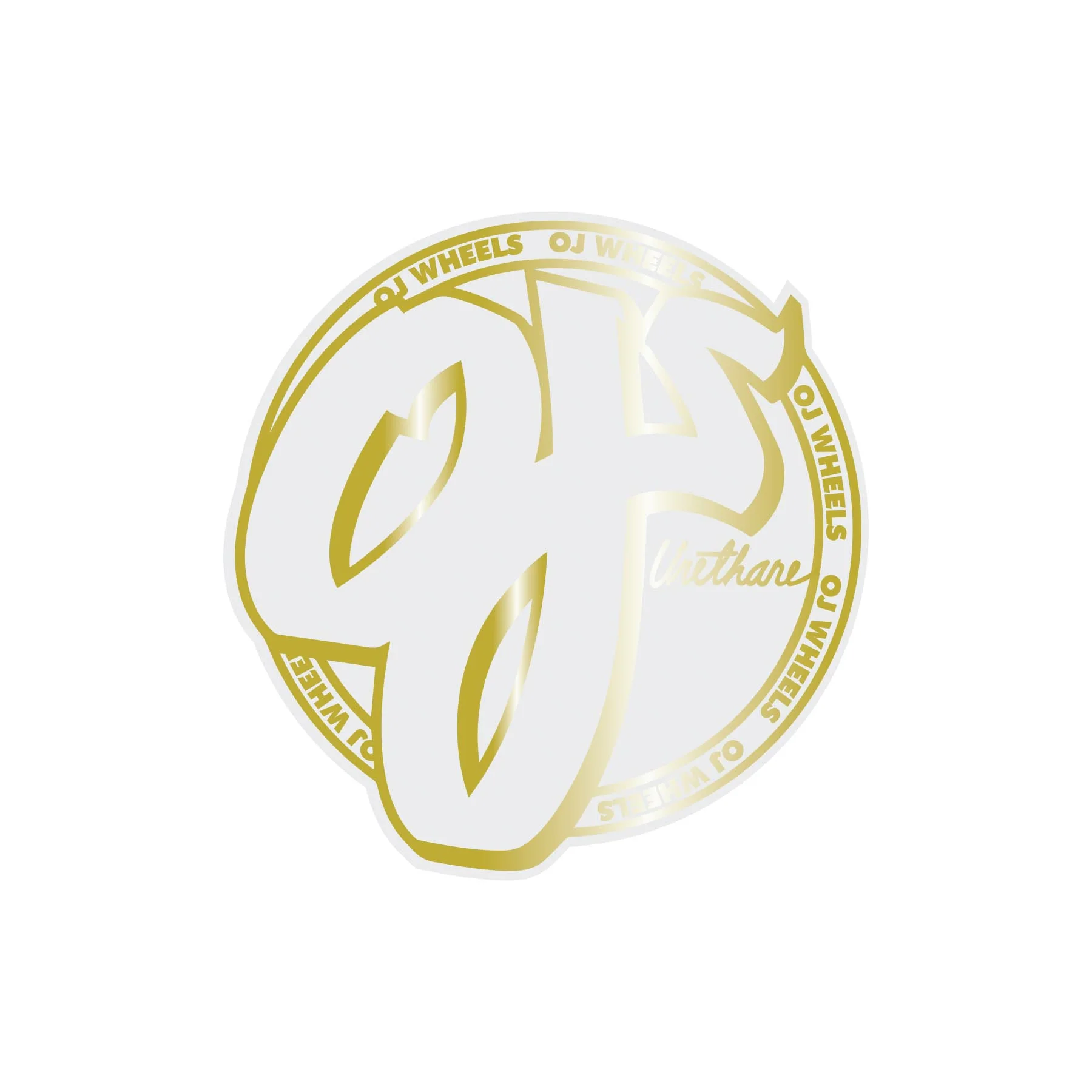Gold Logo 3.5in OJ Stickers (25 Pack)
