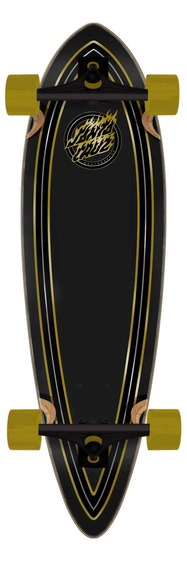 9.20in Holo Flame Dot Santa Cruz Pintail Cruiser