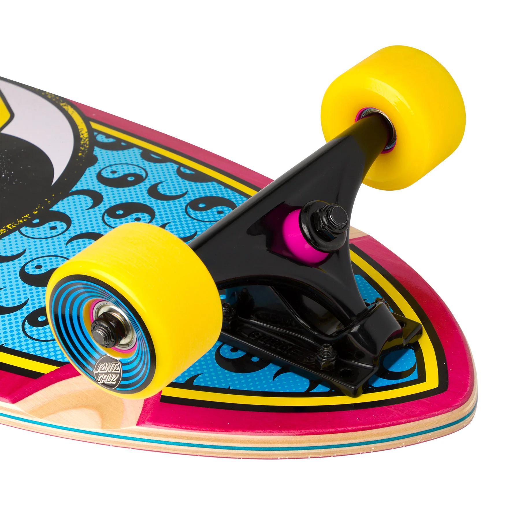 9.20in Yin Yang Dot Santa Cruz Pintail Cruiser