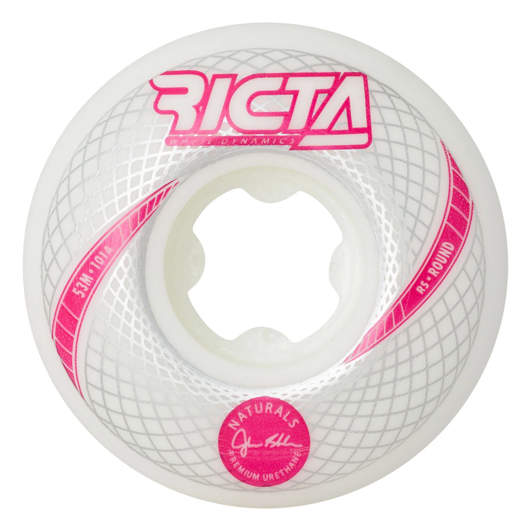 53mm Shanahan Vortex Naturals Round 101a Ricta Skateboard Wheels