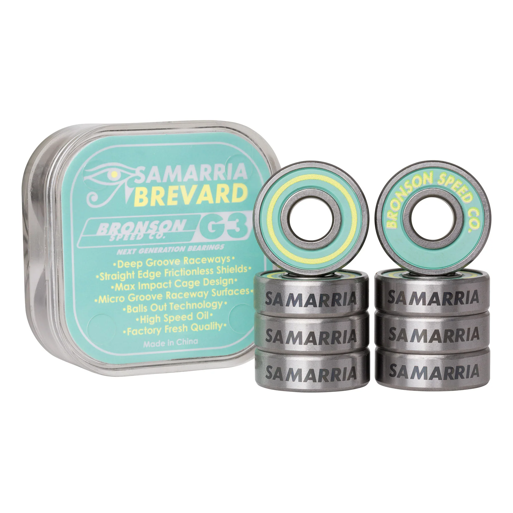 3564-samarria-brevard-g3-bronson-skateboard-bearings-1.webp Samarria Brevard G3 Bronson Skateboard Bearings