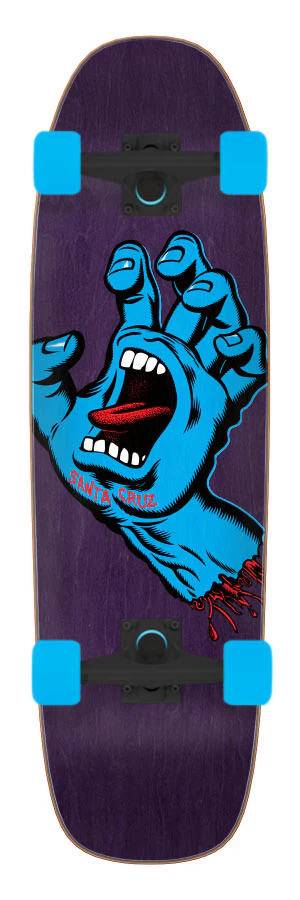 8.4in Screaming Hand Santa Cruz Street Cruiser