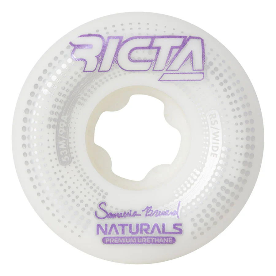 53mm Brevard Source Naturals Wide 99a Ricta Skateboard Wheels