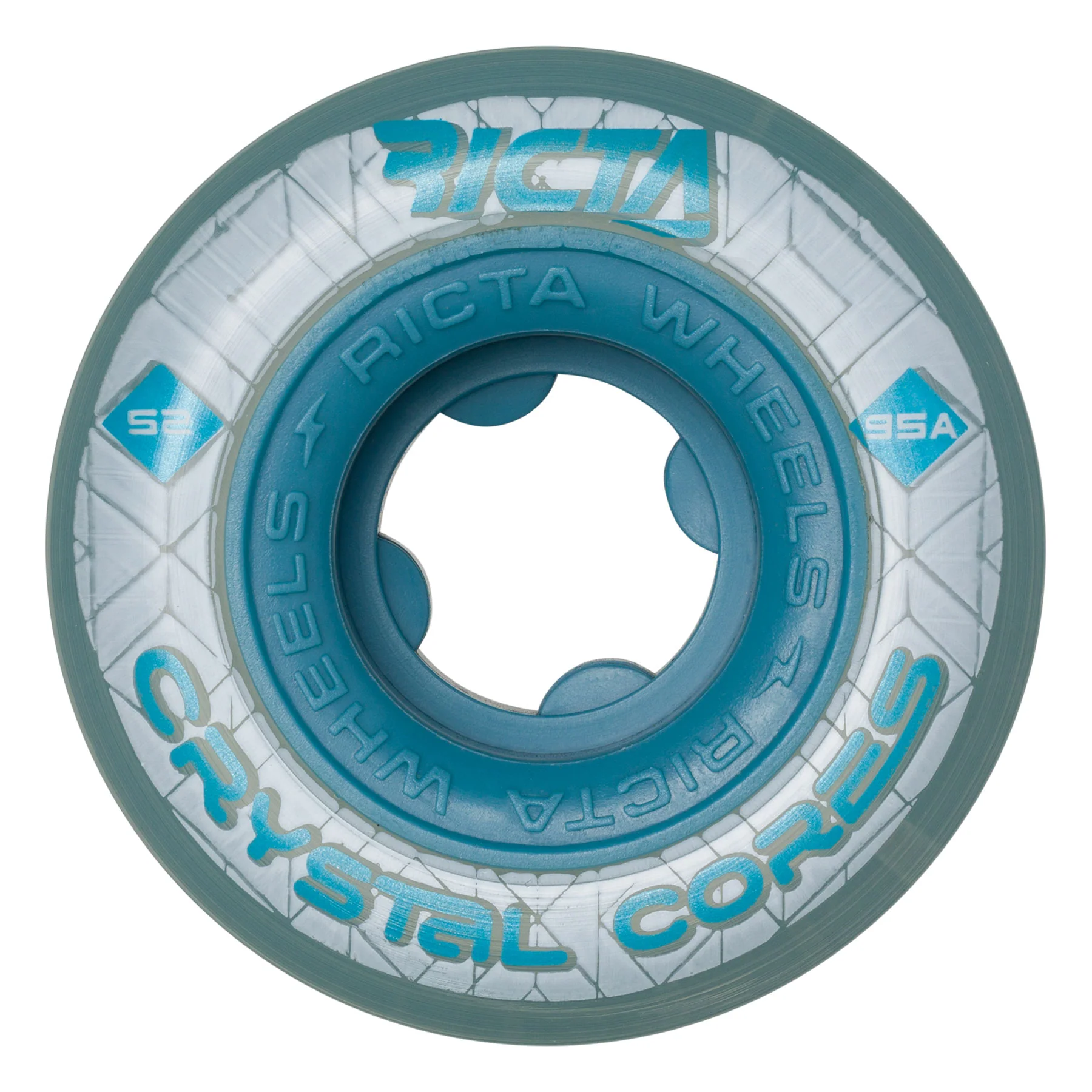 52mm Crystal Cores 95a Ricta Skateboard Wheels