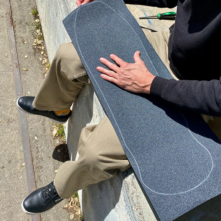 11in Black Sheet Mob Skateboard Grip Tape