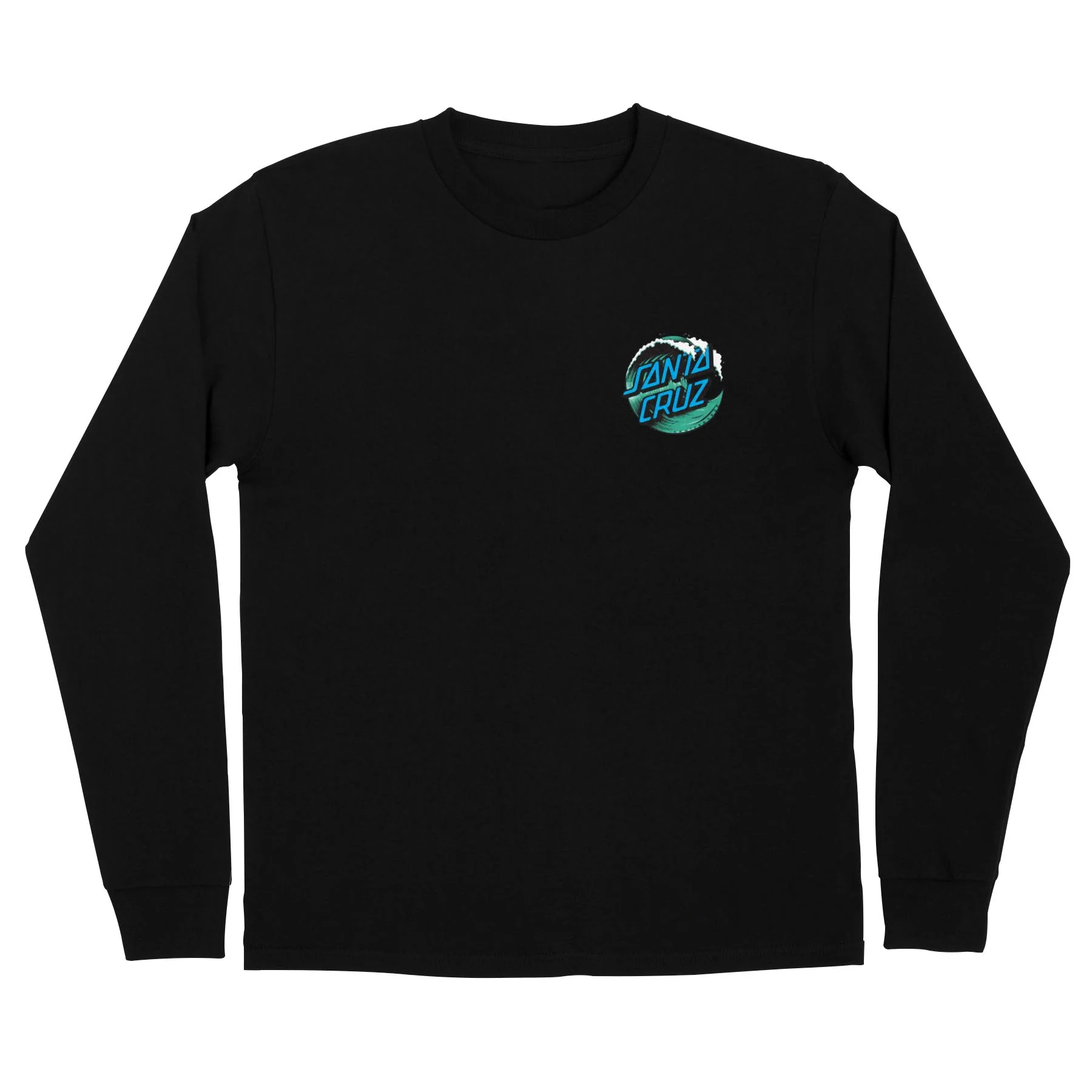 Wave Dot Mens Santa Cruz Longsleeve T-Shirt