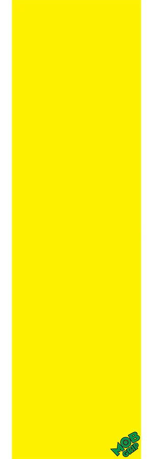 9in Colors Yellow Sheet Mob Skateboard Grip Tape