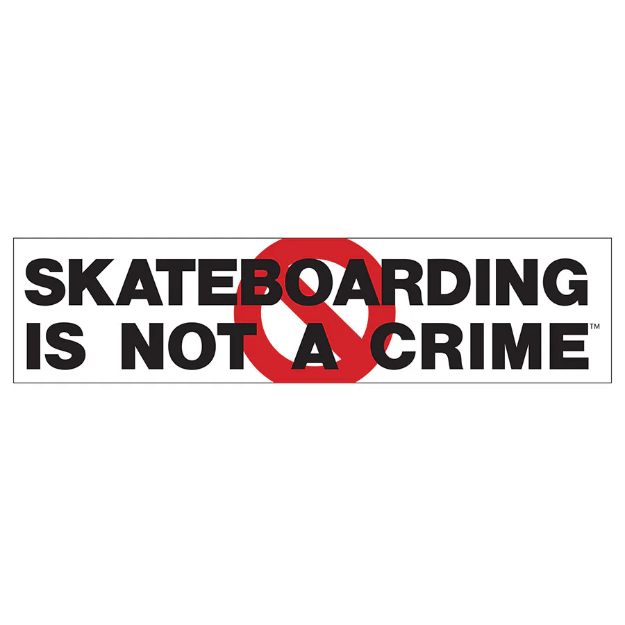 3814-skateboarding-is-not-a-crime-10in-bullet-sticker-1.webp Skateboarding Is Not A Crime 10in Bullet Sticker