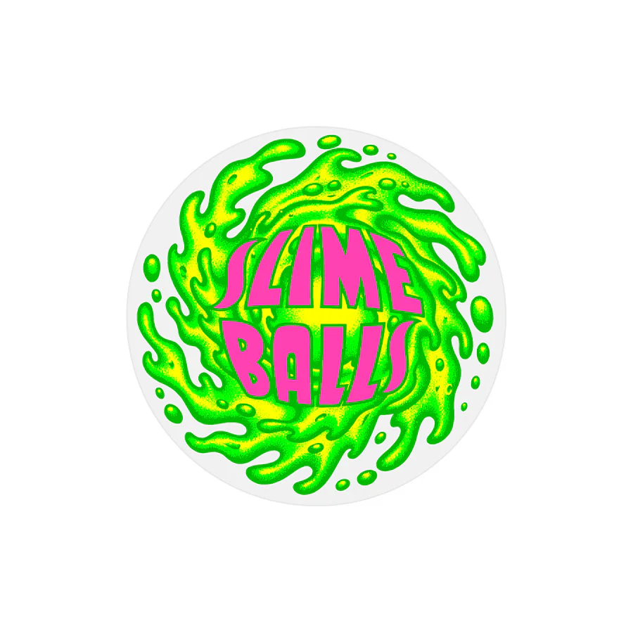 Slime Logo 4in Slime Balls Stickers (25 Pack)