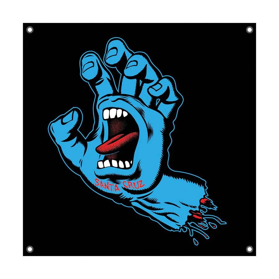 Santa Cruz Screaming Hand Color Banner 36 in x 36 in Each