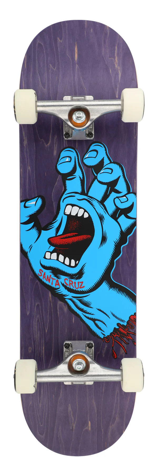 8.375in Screaming Hand Santa Cruz Premium Complete Skateboard