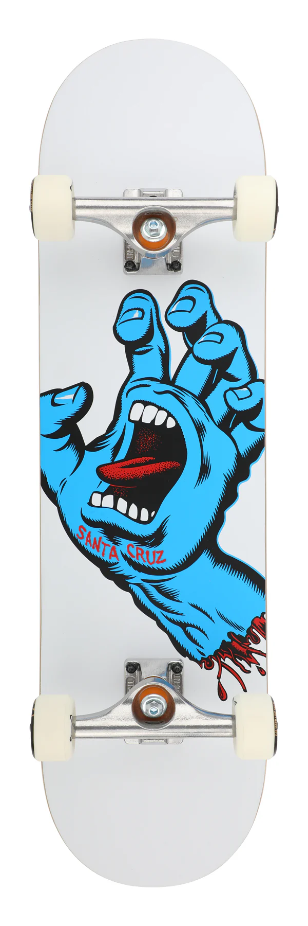 8.25in Screaming Hand Santa Cruz Premium Complete Skateboard