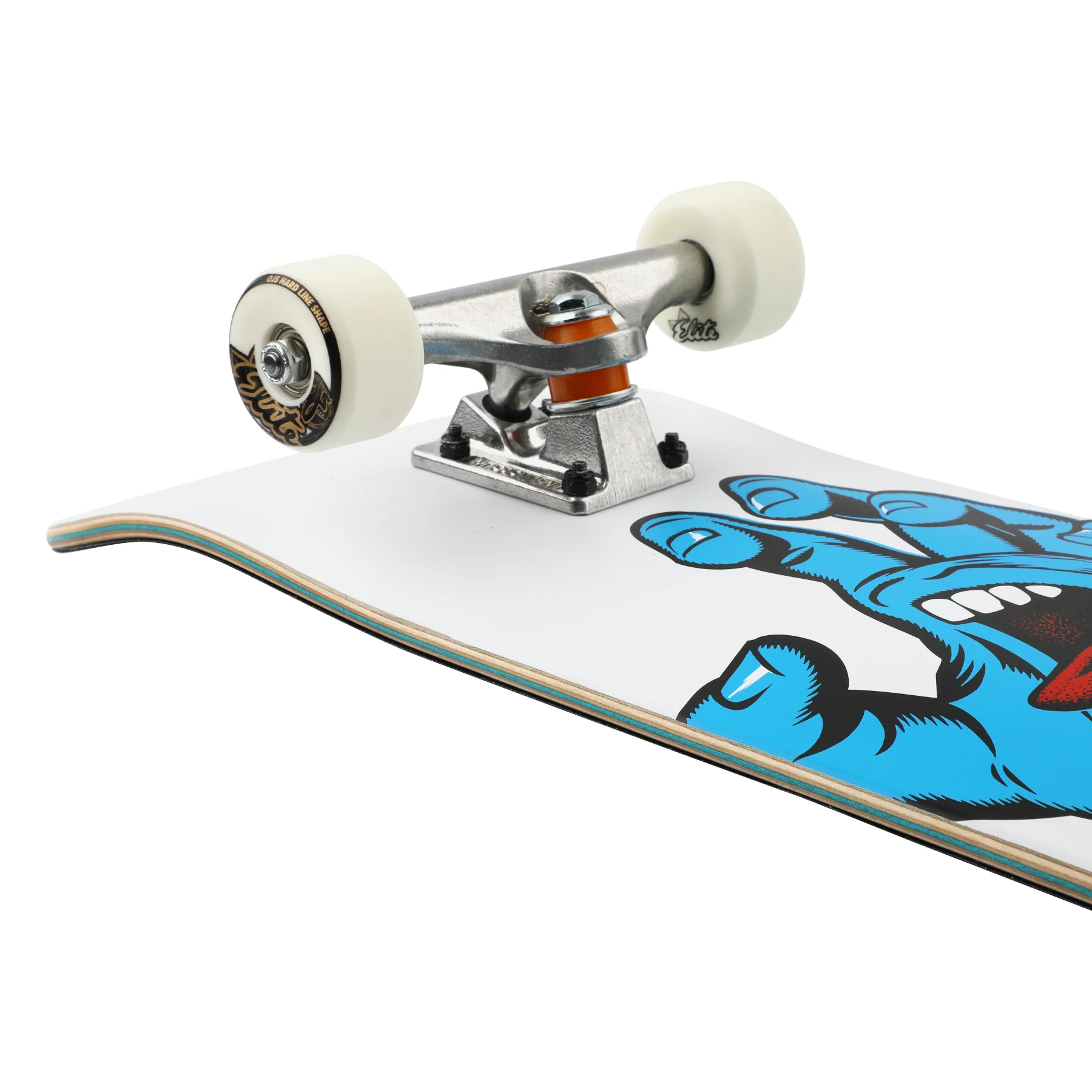 8.25in Screaming Hand Santa Cruz Premium Complete Skateboard