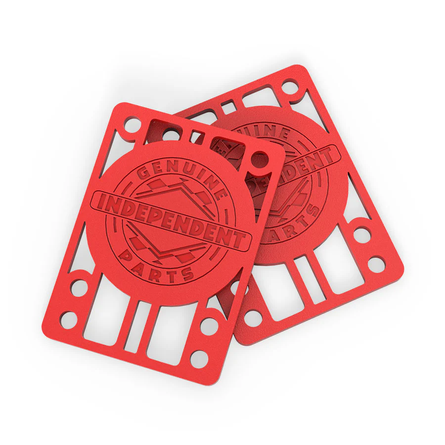 1/8in Independent Genuine Parts Red Risers