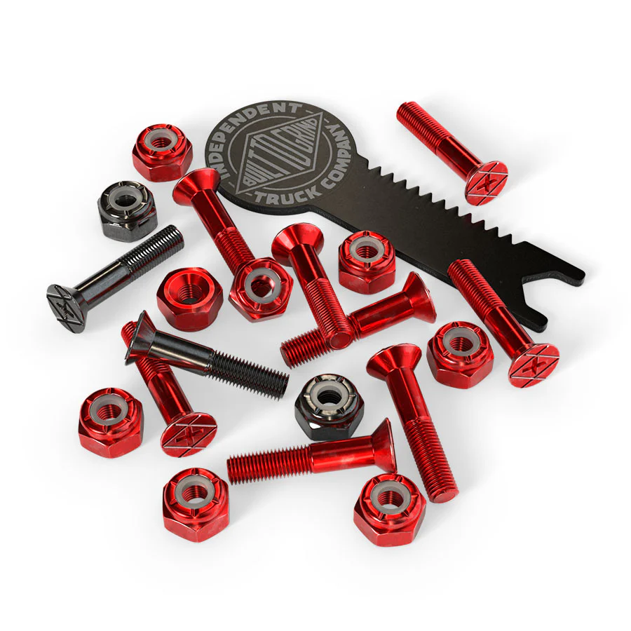 1in Phillips Independent Genuine Parts Red/Black Hardware