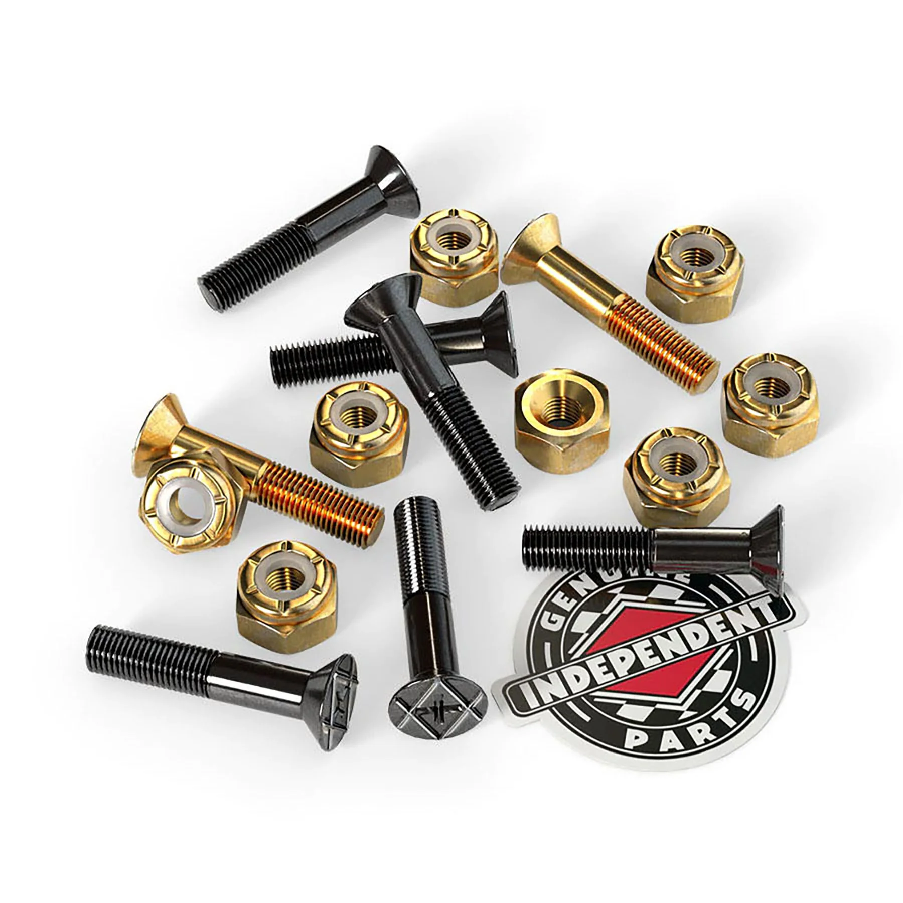 7/8in Phillips Independent Genuine Parts Black/Gold Hardware