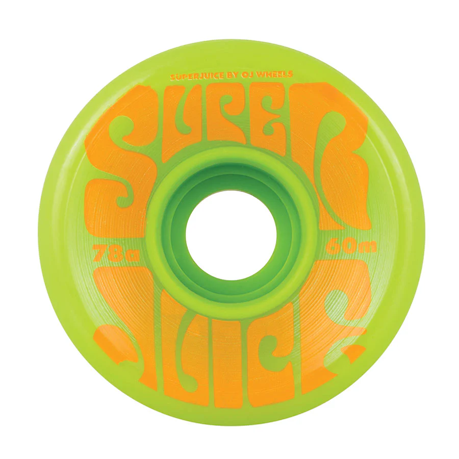 60mm Super Juice Green 78a OJ Skateboard Wheels