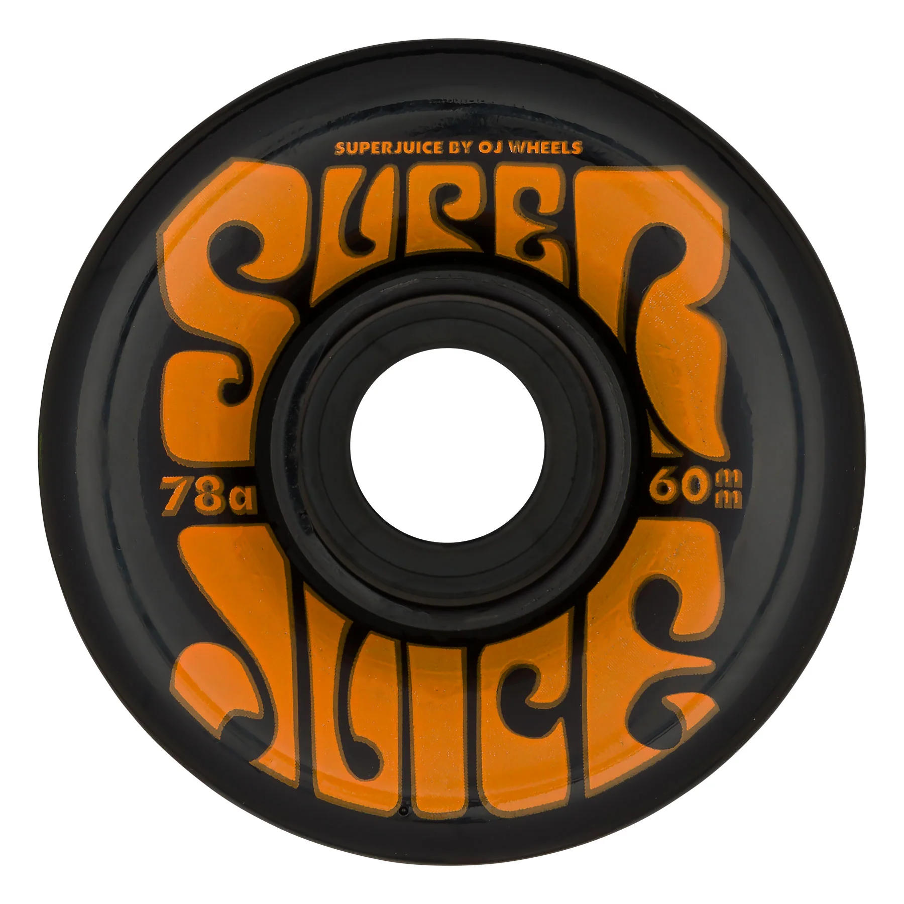60mm Super Juice Black 78a OJ Skateboard Wheels