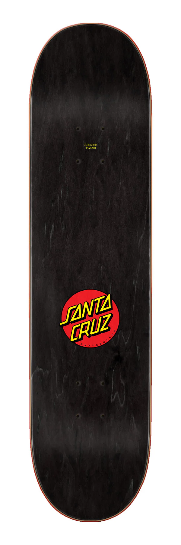 7.75in Classic Dot Santa Cruz Skateboard Deck