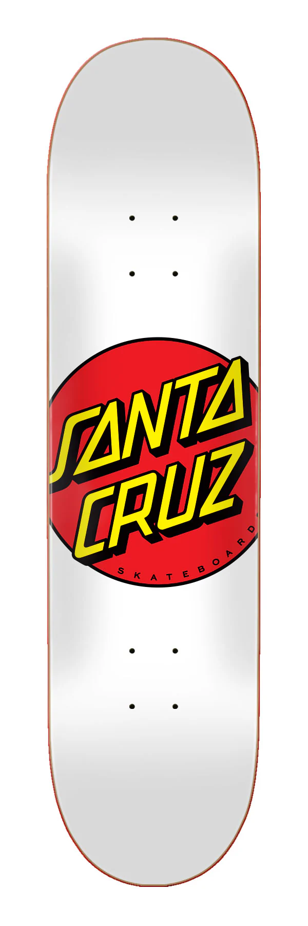 8.00in Classic Dot Santa Cruz Skateboard Deck