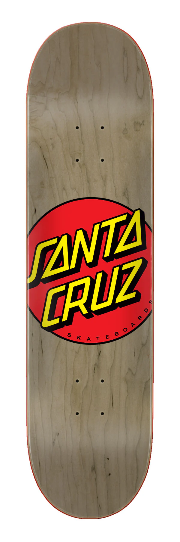 8.375in Classic Dot Santa Cruz Skateboard Deck
