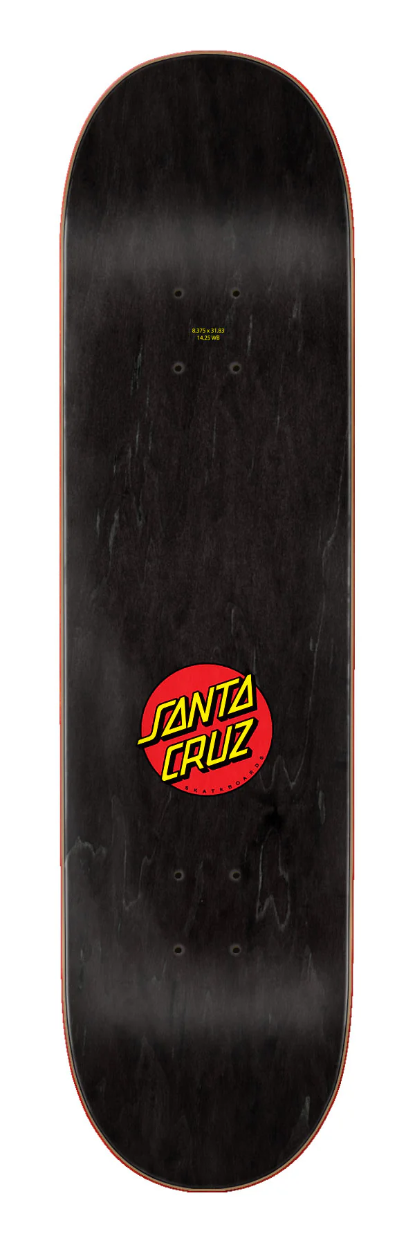 8.375in Classic Dot Santa Cruz Skateboard Deck