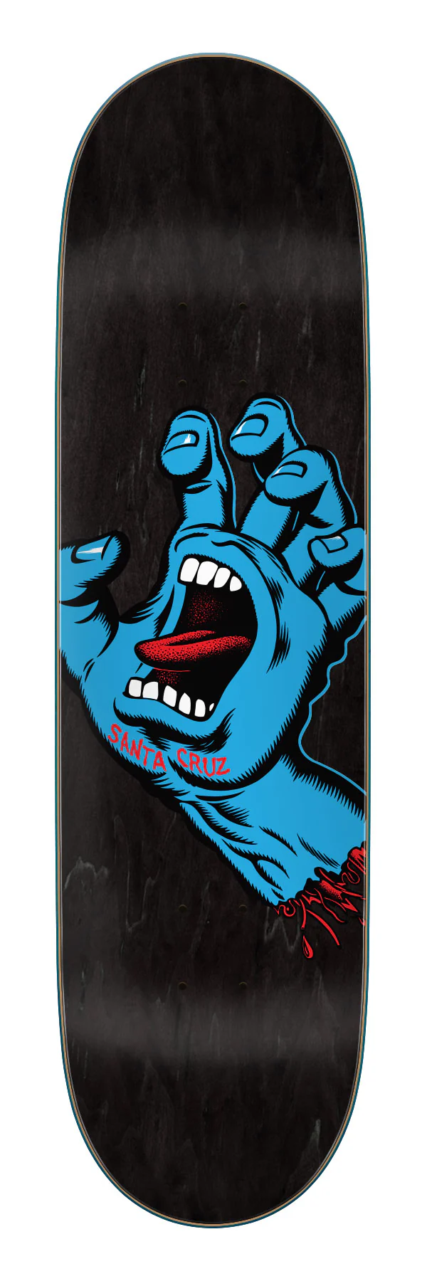 8.60in Screaming Hand Santa Cruz Skateboard Deck