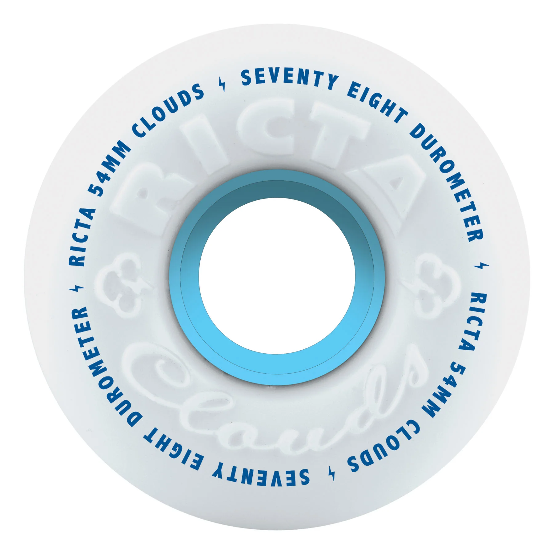 54mm Clouds 78a Ricta Skateboard Wheels