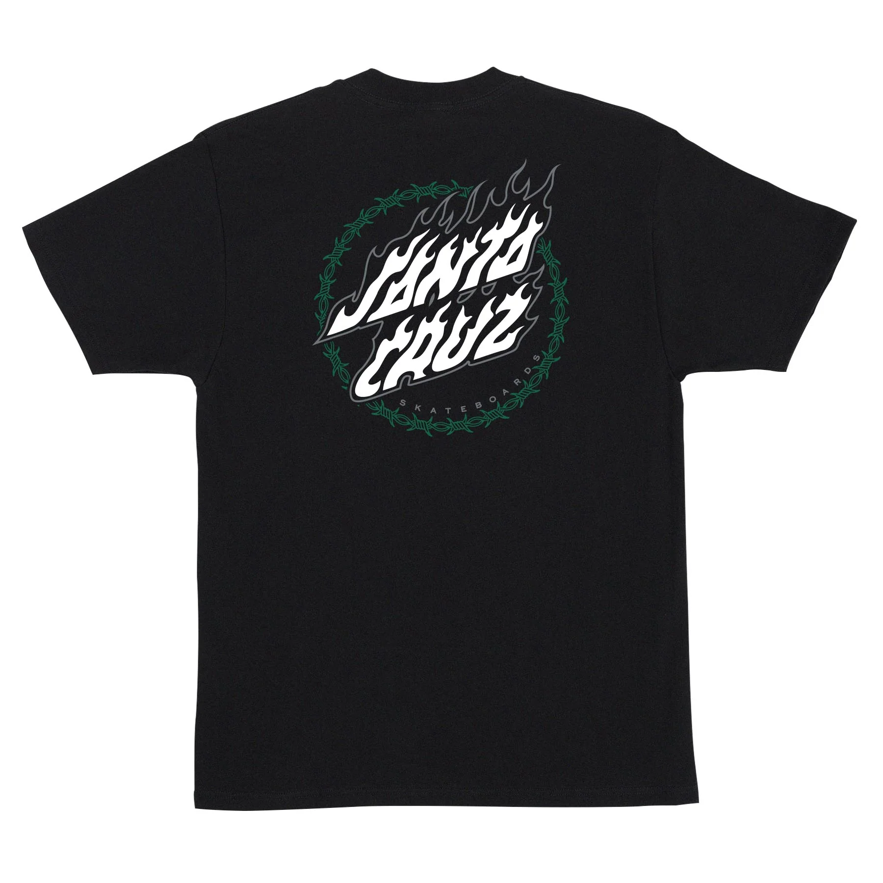 Wired Flame Dot Crackle Mens Santa Cruz T-Shirt