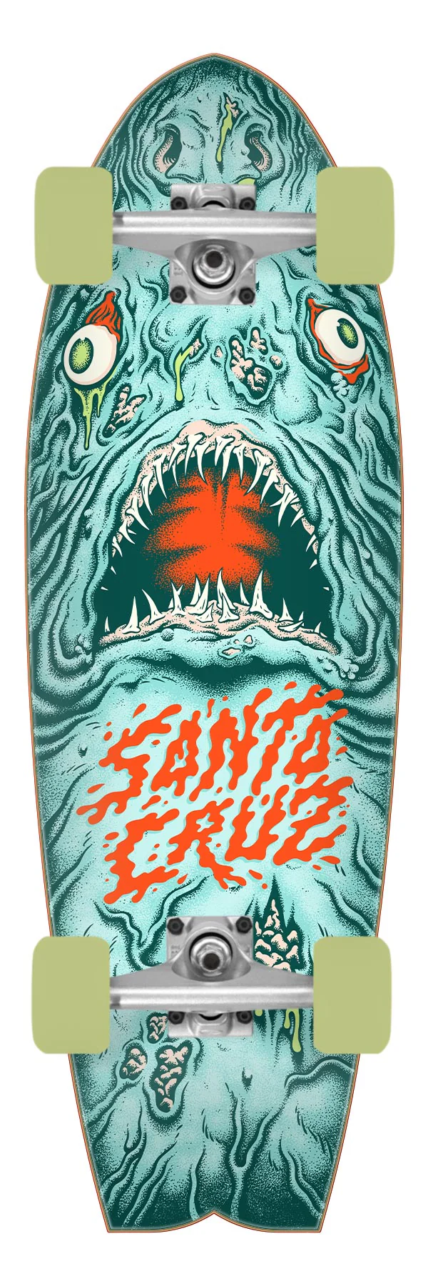 8.81in Dead Shark Santa Cruz Shark Skate Cruiser