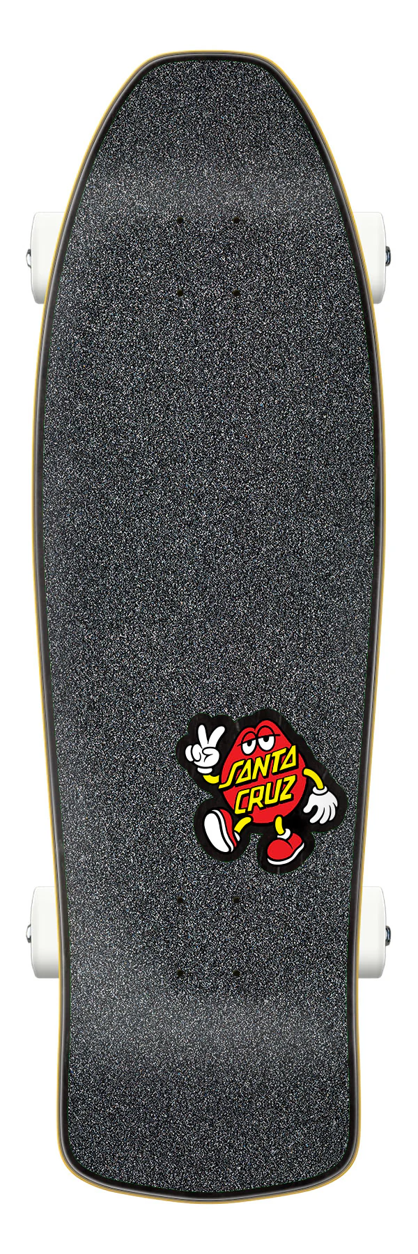 10.32in Dot Dudes Santa Cruz Shaped Skate Cruiser