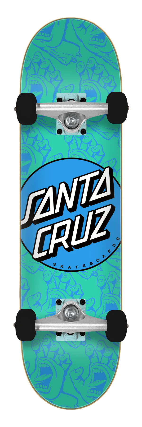 7.75in Mini Other Dot Hands Santa Cruz Complete Skateboard