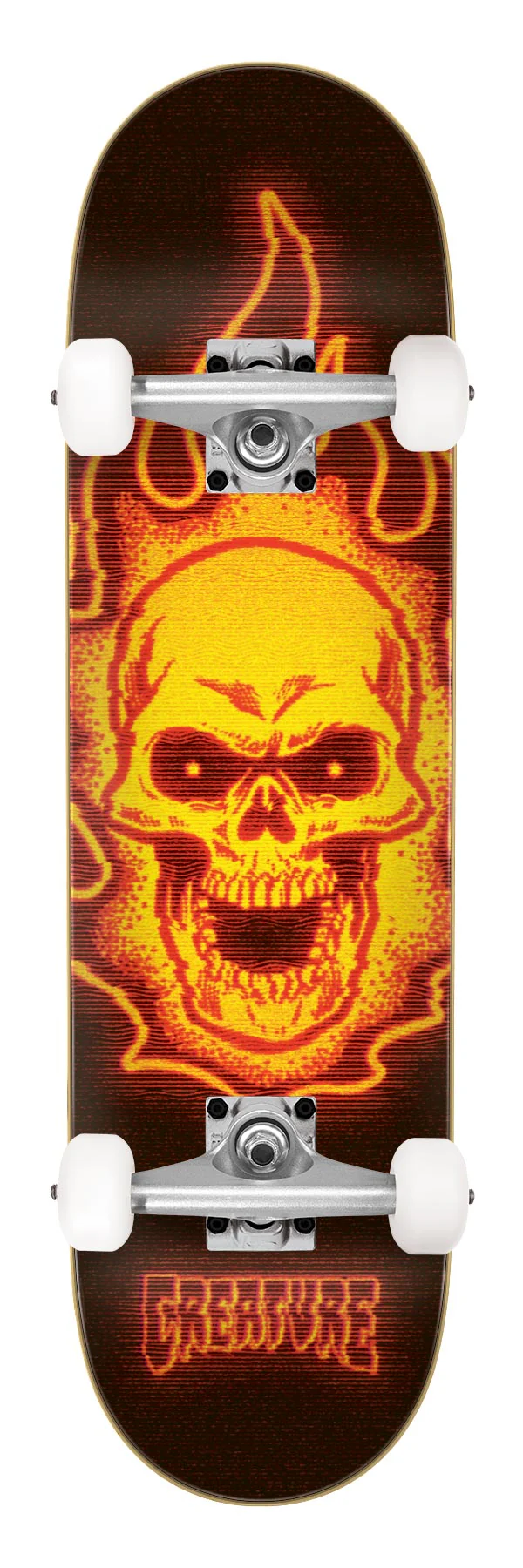 8.51in XL Bonehead Glitch Creature Complete Skateboard