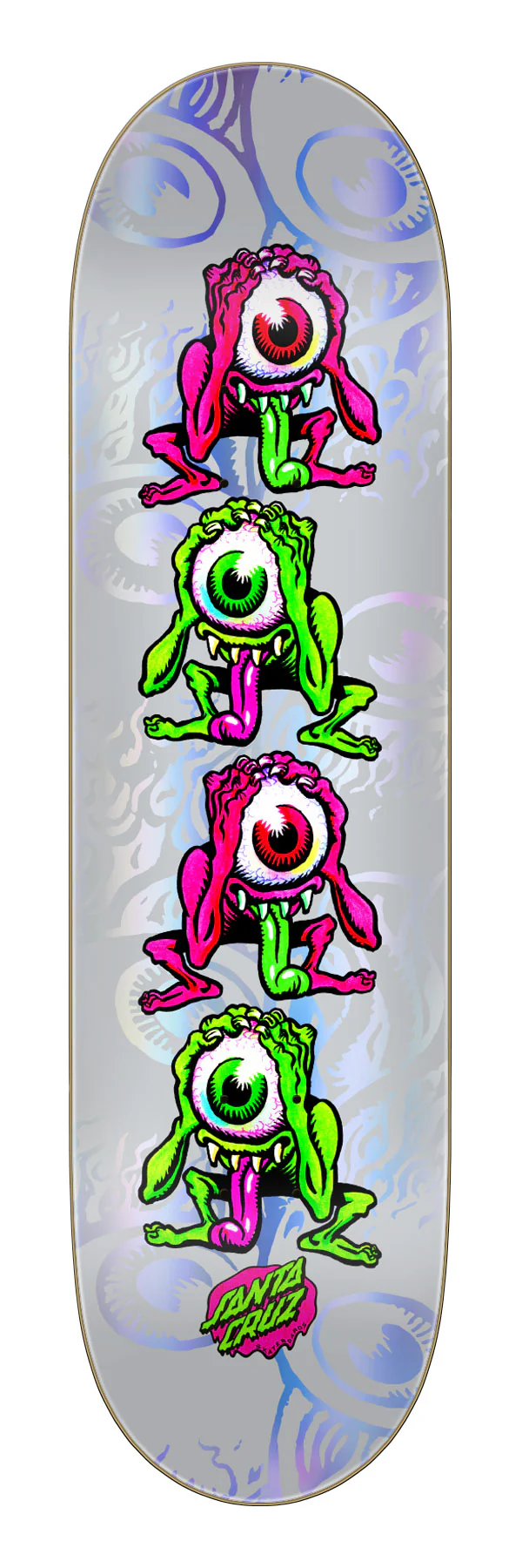8.0in Eyegore Prismatic Santa Cruz FeelBase Skateboard Deck