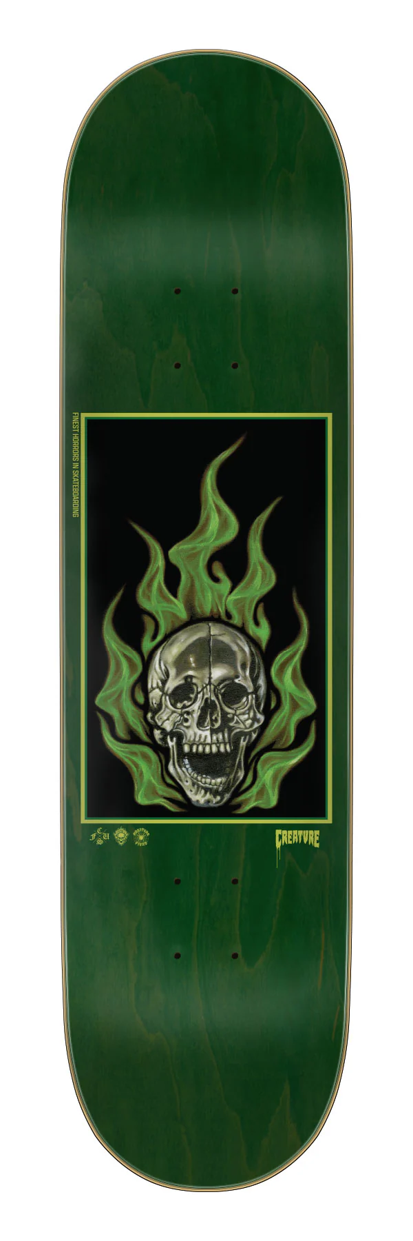 8.0in Bonehead Eternal S Creature Birch Skateboard Deck