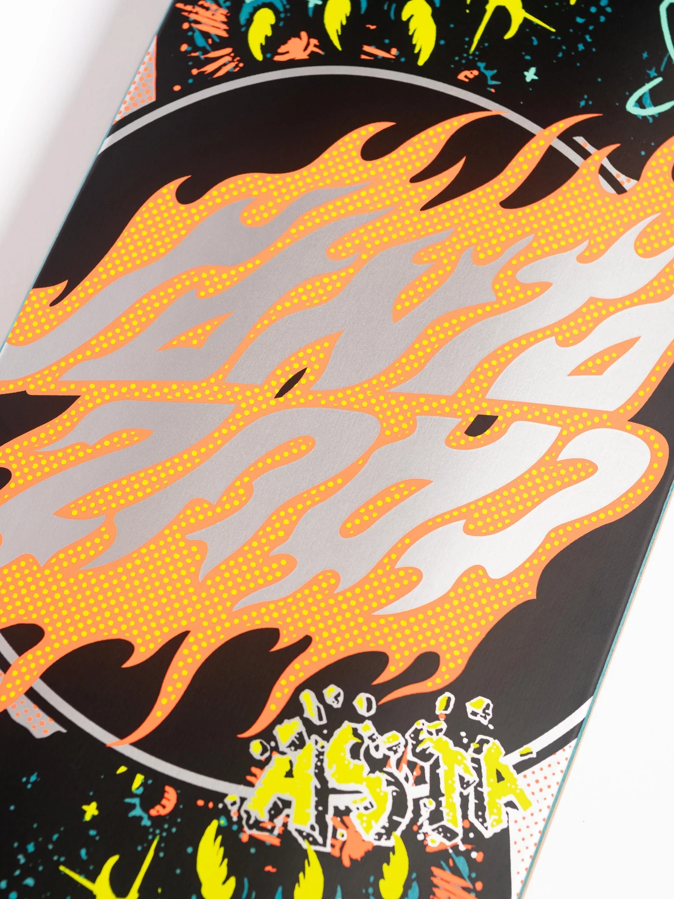 8.2in Tom Asta Cosmic Santa Cruz Twin Skateboard Deck