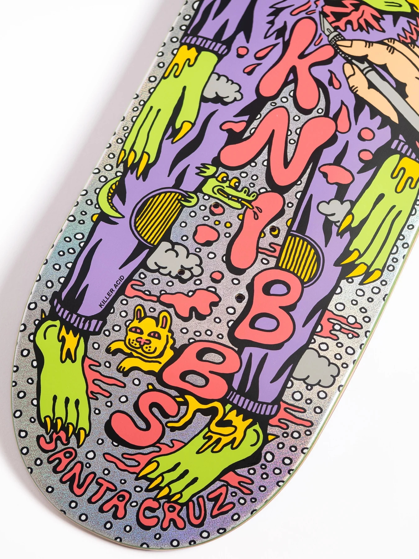 8.5in Jereme Knibbs Reptilian Santa Cruz Skateboard Deck