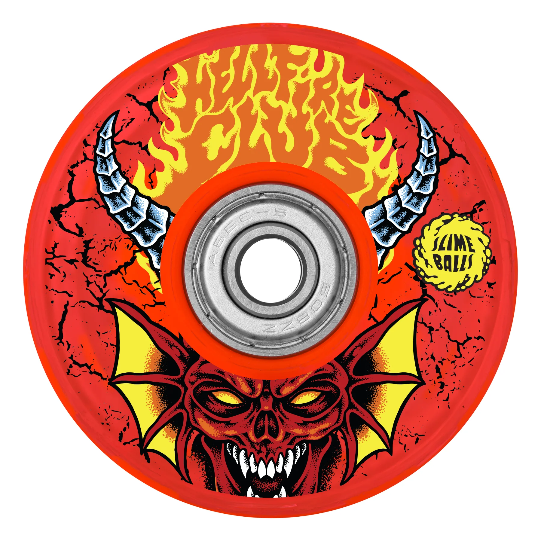 66mm Stranger Things Hellfire Club Light Ups 78a  Slime Balls Skateboard Wheels